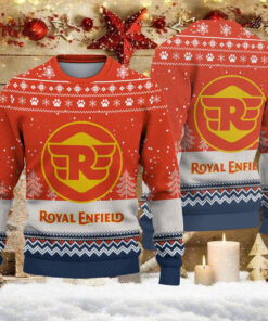 Pull de Noël moche Royal Enfield - Ugly Christmas Sweater