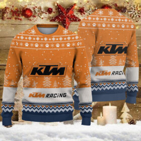 Pull de Noël moche KTM Racing – Ugly Christmas Sweater