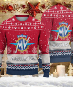 Pull de Noël moche MV Agusta - Ugly Christmas Sweater