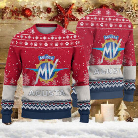 Pull de Noël moche MV Agusta – Ugly Christmas Sweater