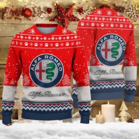 Pull de Noël moche Alfa Romeo – Ugly Christmas Sweater