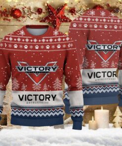 Pull de Noël moche Victory Motorcycles - Ugly Christmas Sweater