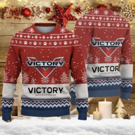 Pull de Noël moche Victory Motorcycles – Ugly Christmas Sweater