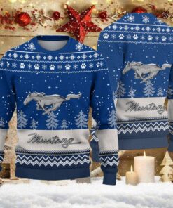 Pull de Noël moche Ford Mustang – Ugly Christmas Sweater