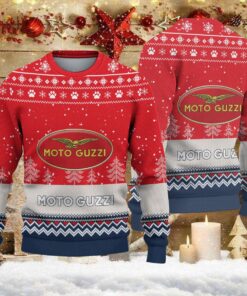 Pull de Noël moche Moto Guzzi - Ugly Christmas Sweater