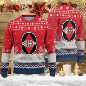 Pull de Noël moche Gilera Motorcycles – Ugly Christmas Sweater