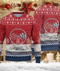 Pull de Noël moche Corvette C2 – Ugly Christmas Sweater