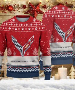 Pull de Noël moche Chevrolet Corvette – Ugly Christmas Sweater