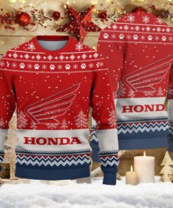 Pull de Noël moche Honda Motorcycle – Ugly Christmas Sweater