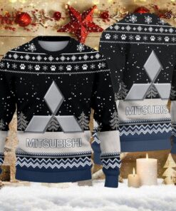Pull de Noël moche Mitsubishi – Ugly Christmas Sweater