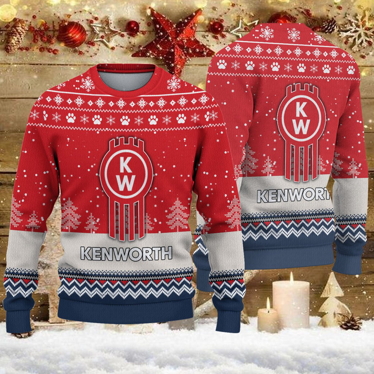 Pull de Noël moche Kenworth - Ugly Christmas Sweater