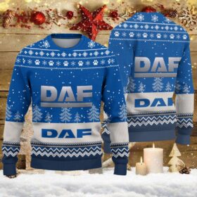 Pull de Noël moche DAF Trucks – Ugly Christmas Sweater