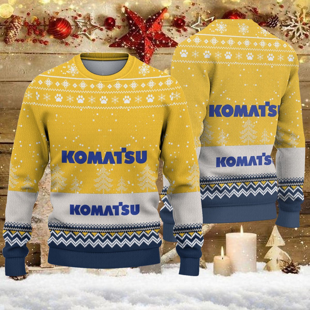Pull de Noël moche Komatsu - Ugly Christmas Sweater