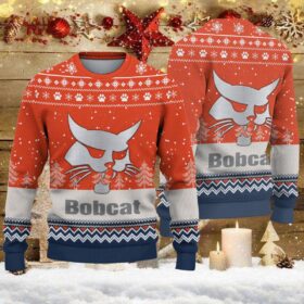 Pull de Noël moche Bobcat – Ugly Christmas Sweater