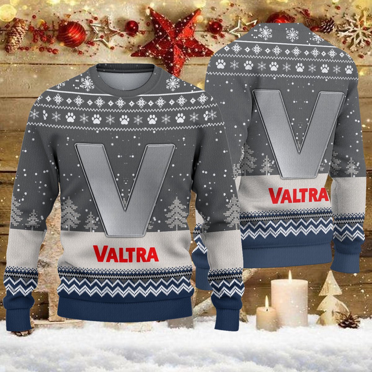 Pull de Noël moche Valtra - Ugly Christmas Sweater