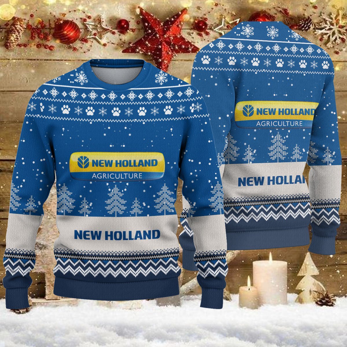 Pull de Noël moche New Holland - Ugly Christmas Sweater