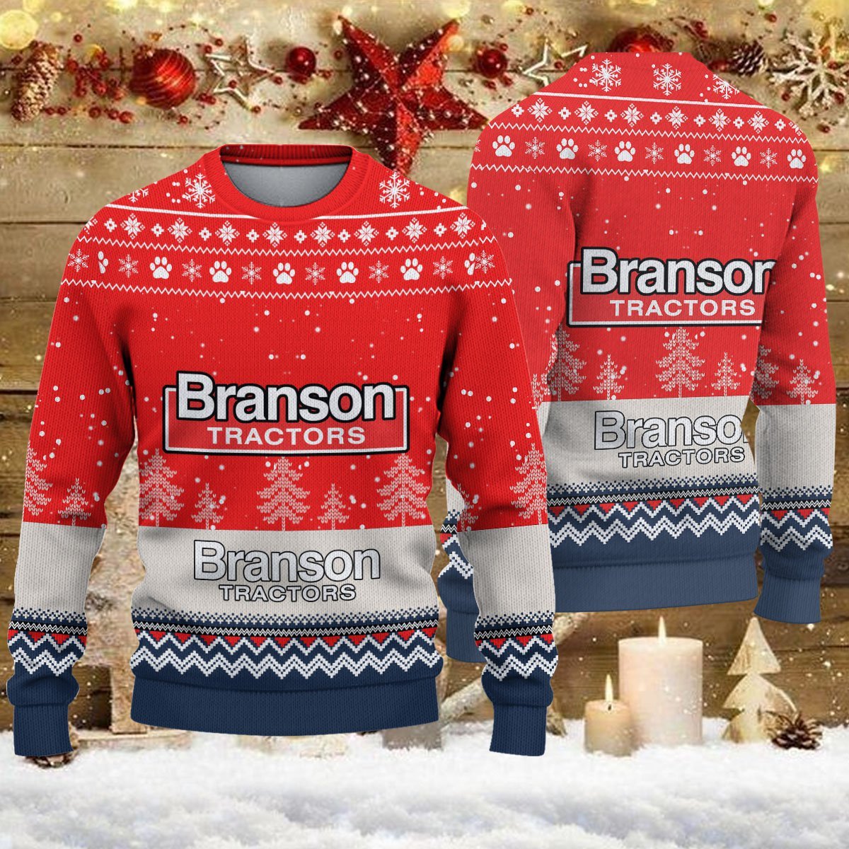 Pull de Noël moche Branson - Ugly Christmas Sweater
