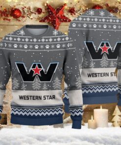 Pull de Noël moche Western Star - Ugly Christmas Sweater