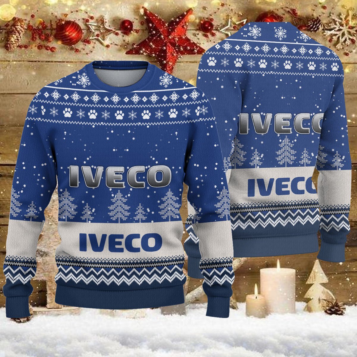 Pull de Noël moche Iveco - Ugly Christmas Sweater