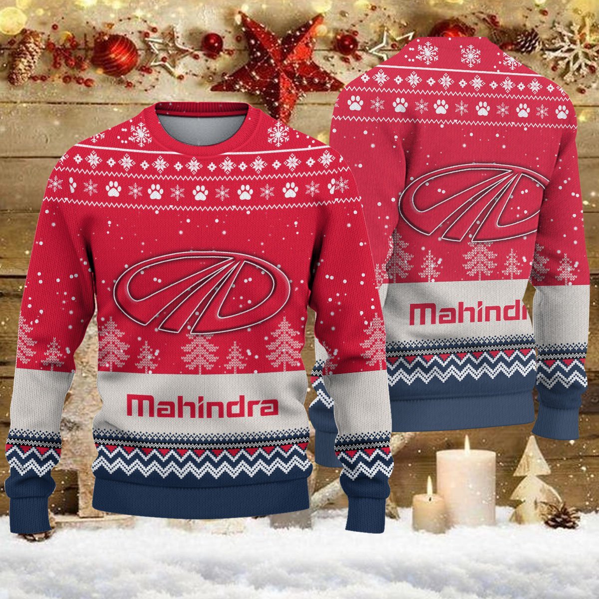 Pull de Noël moche Mahindra - Ugly Christmas Sweater