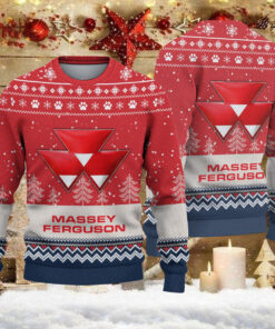 Pull de Noël moche Massey Ferguson - Ugly Christmas Sweater
