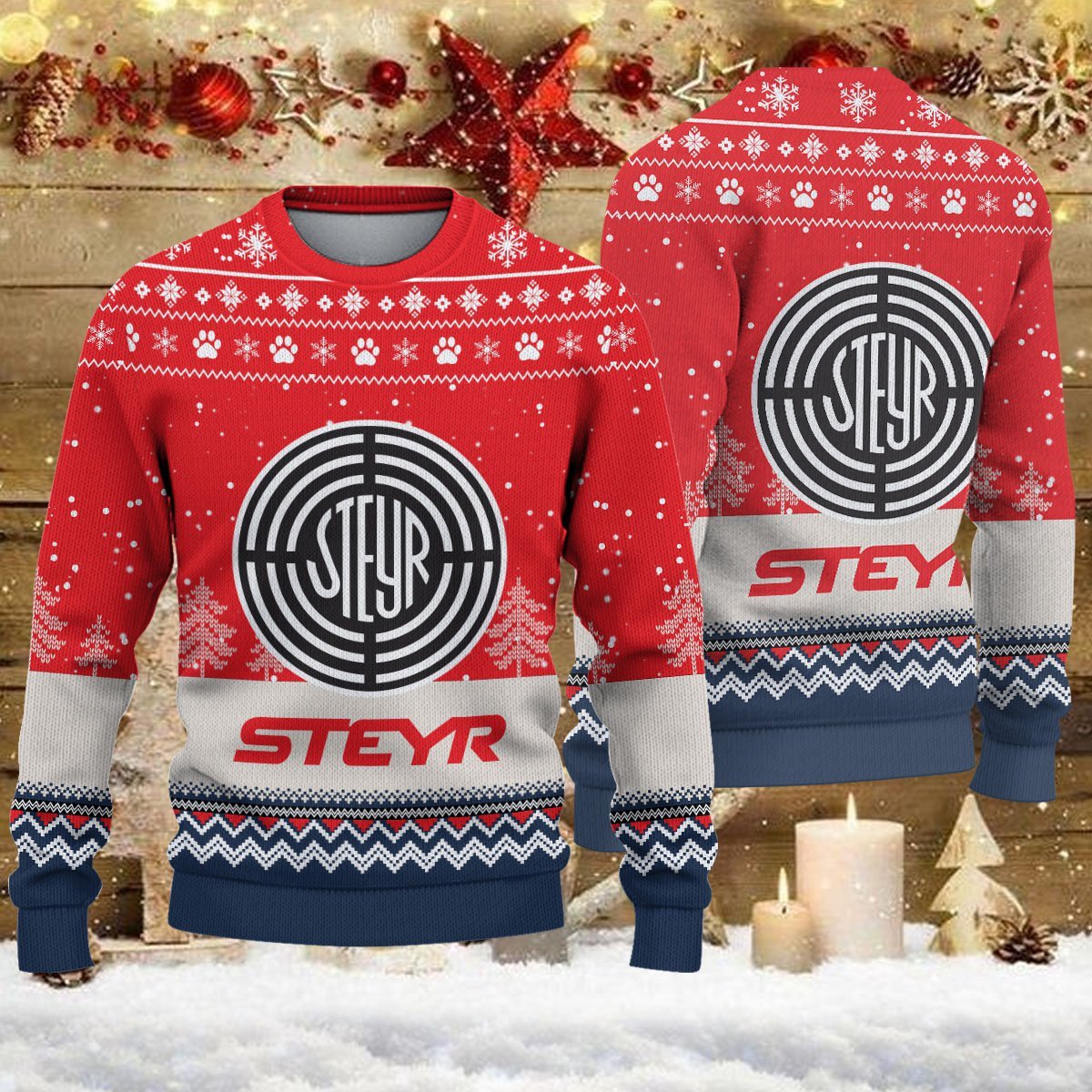 Pull de Noël moche Steyr - Ugly Christmas Sweater