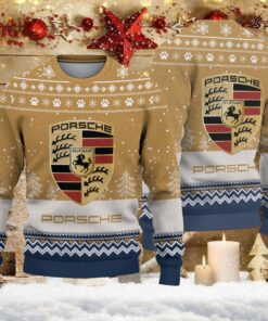 Pull de Noël moche Porsche – Ugly Christmas Sweater