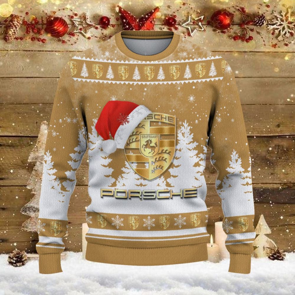 Pull de Noël moche Porsche – Ugly Christmas Sweater – Image 2