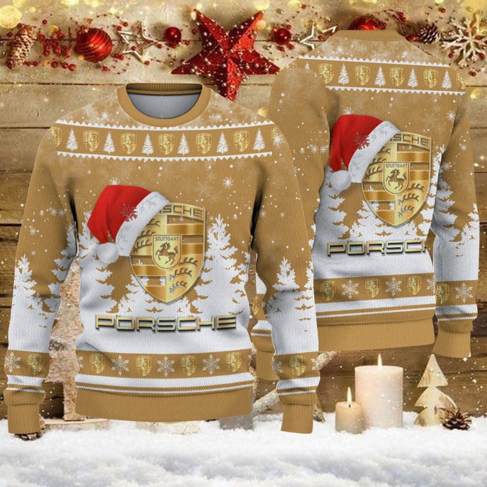 Pull de Noël moche Porsche – Ugly Christmas Sweater