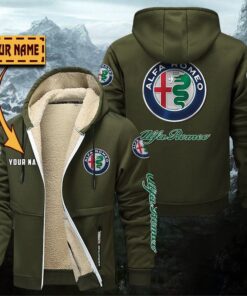 Veste à capuche doublée Alfa Romeo