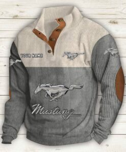Sweat-shirt pour homme sans capuche Ford Mustang