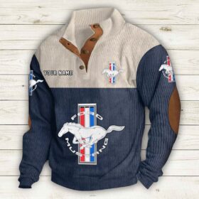 Sweat-shirt pour homme sans capuche Ford Mustang