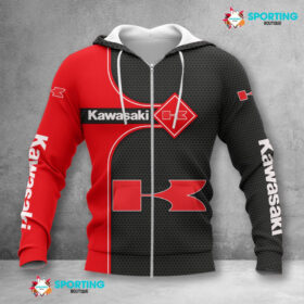 Hoodie zippée Kawasaki