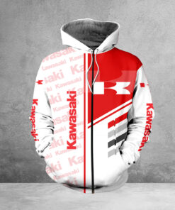 Hoodie zippée Kawasaki