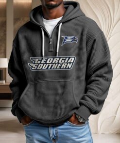 Sweat à capuche en maille gaufrée Georgia Southern Eagles