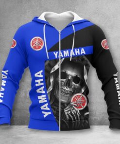 Hoodie zippée Yamaha Blue