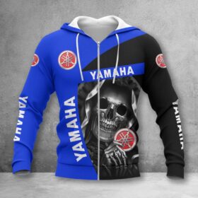 Hoodie zippée Yamaha Blue