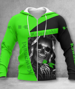 Hoodie zippée Kawasaki