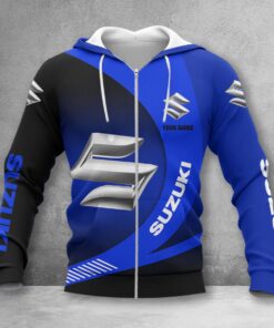 Hoodie zippée Suzuki Blue