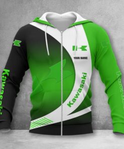 Hoodie zippée Kawasaki