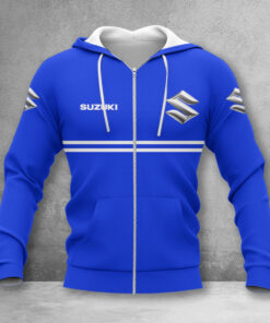 Hoodie zippée Suzuki Blue
