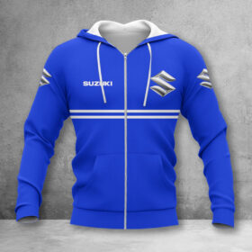 Hoodie zippée Suzuki Blue
