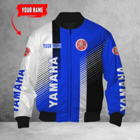 Blouson bomber Yamaha Blue