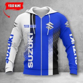 Hoodie zippée Suzuki Blue