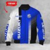 Blouson bomber Suzuki Blue
