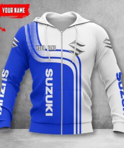 Hoodie zippée Suzuki Blue