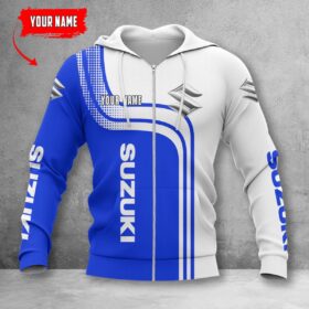 Hoodie zippée Suzuki Blue