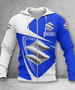 Hoodie zippée Suzuki Blue