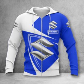Hoodie zippée Suzuki Blue