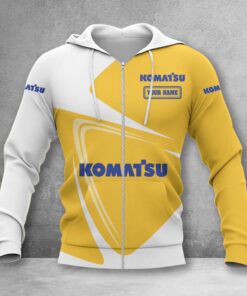 Hoodie zippée Komatsu